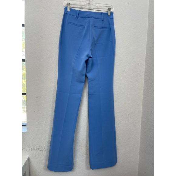 Michael Kors Crepe Bootcut Pants Suiting Crew Blue Size 0 - Picture 3 of 4